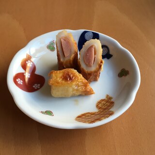 ウインナー入りちくわの照り焼き♪